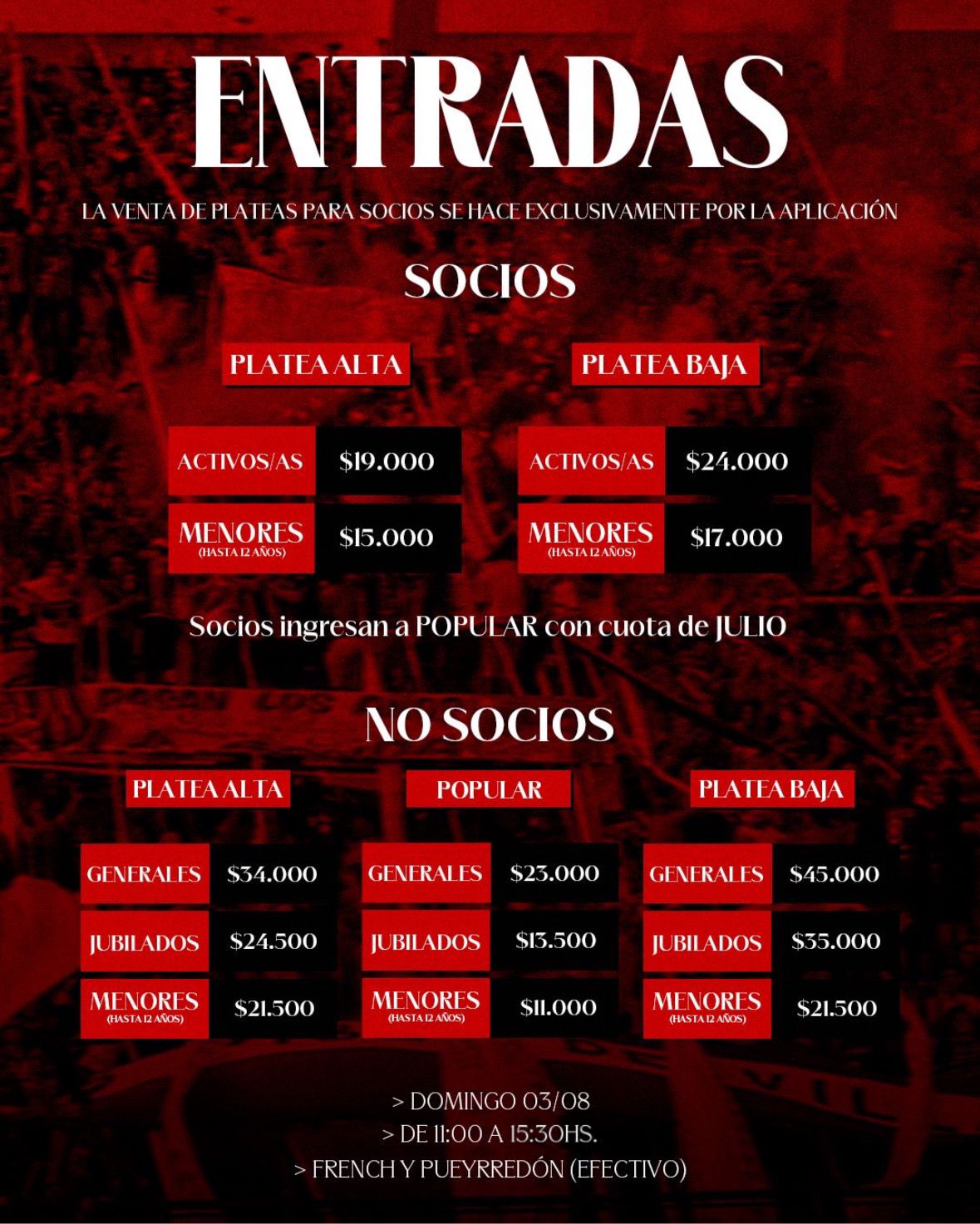Venta de entradas