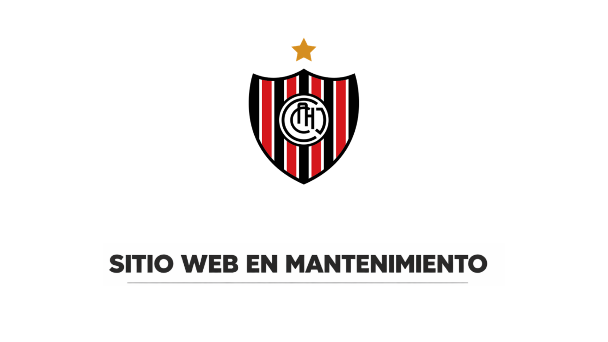 Sitio web en mantenimiento - Chacarita Juniors